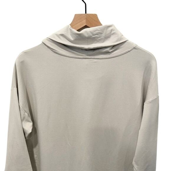 NWT Banana Republic Cowl-Neck Sweatshirt Selenite M - Picture 8 of 9